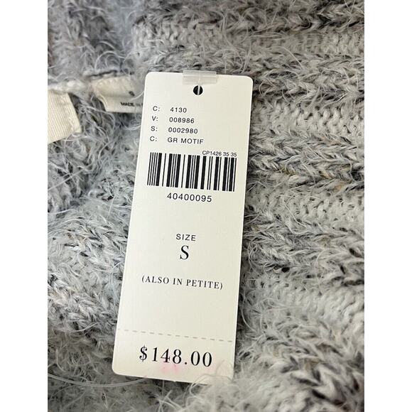 Anthropologie Cream Fuzzy Knit Dress - Picture 6 of 8